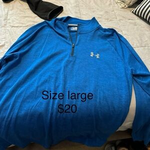 Under Armour  quarter zip pull over